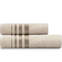 Jogo de Toalhas 100% Algodão 2 Peças Banho e Rosto Karsten Emcompre