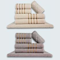 Jogo De Toalhas 12 Ps Coleo Montreal 100% Algodo Bg+cz Jogo De Toalhas 12 Ps Coleo Montreal 100% Algodo Bg+cz