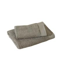 Jogo De Toalhas 2 Peça Macia Eleganz - 75Cm X 150Cm - Gris