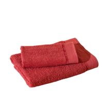 Jogo De Toalhas 2 Peça Macia Eleganz - 75X150Cm - Terracota