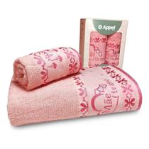 Jogo De Toalhas 2 Peças Dia Das Mães Rosa Pele Appel Home Jogo De Toalhas 2 Peças Dia Das Mães Rosa Pele Appel Home