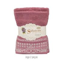 Jogo De Toalhas 2 Peças Fio Penteado Atlântica - Imperial Romance Rosa Jogo De Toalhas 2 Peças Fio Penteado Atlântica - Imperial Romance Rosa
