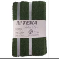 Jogo de toalhas 2 peças teka dry (1 rosto+1 banh