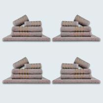 Jogo De Toalhas 20 Pçs Coleção Montreal 100% Algodão Cinza Jogo De Toalhas 20 Pçs Coleção Montreal 100% Algodão Cinza