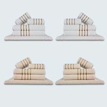 Jogo De Toalhas 20 Ps Coleo Montreal 100% Algodo Br+bg Jogo De Toalhas 20 Ps Coleo Montreal 100% Algodo Br+bg