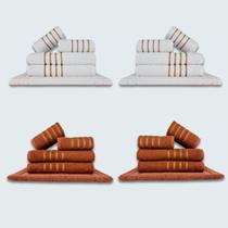 Jogo De Toalhas 20 Ps Coleo Montreal 100% Algodo Br+mr