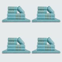 Jogo de Toalhas 24 pçs Coleção Montreal 100% Algodão Verde