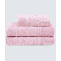 Jogo de Toalhas 3 pç algodão fio penteado Confort da Döhler( banho,rosto e tapete piso)