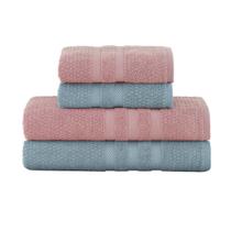 Jogo de Toalhas 4 peças Buddemeyer Vanilla Extra Soft Toque Macio Alta Absorção 100 Algodão luxo
