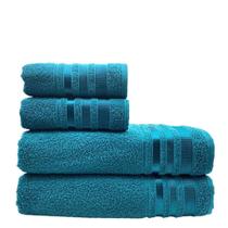 Jogo De Toalhas 4 Peças Groh Marselha 100% Algodão ul Jogo De Toalhas 4 Peças Groh Marselha 100% Algodão ul