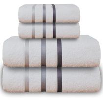 Jogo De Toalhas 4 Peças Teka Dry 100% Algodão