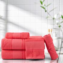 Jogo de Toalhas 5 Peças sem Bordado Elegance 100% Algodão