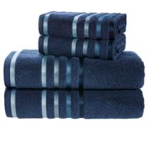 Jogo de toalhas Banhão Gigante Karsten Lumina 4 Peças Fio Penteado Jogo de toalhas Banhão Gigante Karsten Lumina 4 Peças Fio Penteado