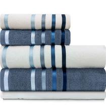 Jogo de toalhas Banhão Gigante Karsten Lumina 5 Peças - Fio Penteado - Emcompre Jogo de toalhas Banhão Gigante Karsten Lumina 5 Peças - Fio Penteado - Emcompre