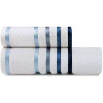 Jogo de toalhas Banhão Gigante + Rosto Karsten Lumina 2 Peças Fio Penteado - Emcompre