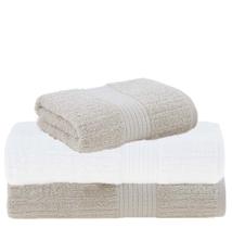 Jogo De Toalhas Banho 3 Peças Fio Penteado Canelado Buddemeyer Jogo De Toalhas Banho 3 Peças Fio Penteado Canelado Buddemeyer