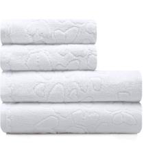 Jogo de Toalhas Banho e Rosto Döhler 100% Algodão Aveludada Romance