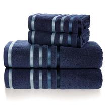 Jogo De Toalhas Banho Lumina Algodão Penteado 500g 4 peças Karsten Unika