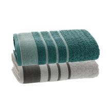 Jogo de Toalhas Banho Treviso Algodão 2 Pçs 70x140cm Corttex