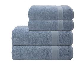 Jogo De Toalhas Budd 4 Peças De Banho E Rosto grossa grande Jogo De Toalhas Budd 4 Peças De Banho E Rosto grossa grande