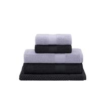 Jogo De Toalhas Buddemeyer Fio Penteado Canelado Banho 5 Pçs Jogo De Toalhas Buddemeyer Fio Penteado Canelado Banho 5 Pçs