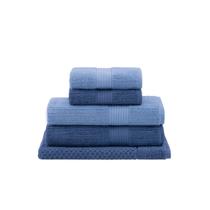 Jogo De Toalhas Buddemeyer Fio Penteado Canelado Banho 5 Pçs Jogo De Toalhas Buddemeyer Fio Penteado Canelado Banho 5 Pçs