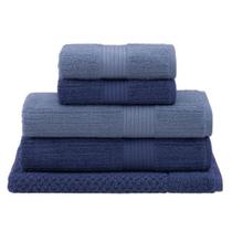 Jogo de Toalhas Buddemeyer Fio Penteado Canelado Banho 5 peças Jogo de Toalhas Buddemeyer Fio Penteado Canelado Banho 5 peças