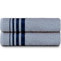 Jogo de Toalhas de Banho 100% Algodão 2 Peças Karsten Emcompre
