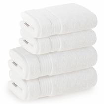 Jogo de Toalhas de Banho Gigante com 04 Peças Magna Branco - Karsten