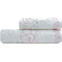 Jogo de Toalhas de Banho Karsten 100% Algodão 2 Peças Yuna