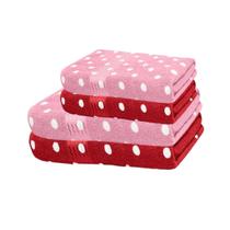 Jogo De Toalhas Dhler Prisma Fernanda Banho 4 Peças 100%Alg Jogo De Toalhas Dhler Prisma Fernanda Banho 4 Peças 100%Alg