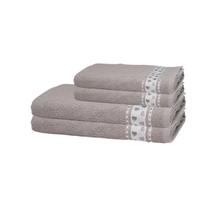 Jogo De Toalhas Döhler Jacquard Premium Corações Banho 4 Pçs Jogo De Toalhas Döhler Jacquard Premium Corações Banho 4 Pçs