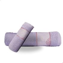 Jogo de Toalhas Garden para Rosto e Banho Macia e Suave