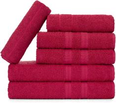 Jogo de Toalhas Gigante Itália Soft 2 Banhão + 2 Rosto + 2 Tapete Luxo 100% Algodão - Rosa Kit 2un Jogo de Toalhas Gigante Itália Soft 2 Banhão + 2 Rosto + 2 Tapete Luxo 100% Algodão - Rosa Kit 2un