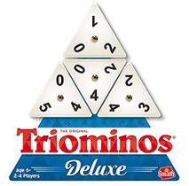Jogo de Tri-Ominos - Edição Deluxe, Azulejos Triangulares com Giradores de Latão