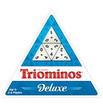 Jogo de Triominós Deluxe - Azulejos Triangulares com Giradores de Latão