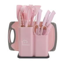 Jogo De Utensílios 19pçs Luxo Com Tábua De Silicone Jogo De Utensílios 19pçs Luxo Com Tábua De Silicone