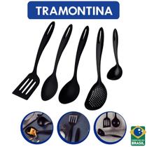 Jogo De Utensilios 5 Pcs Ability Nylon Preto Jogo De Utensilios 5 Pcs Ability Nylon Preto