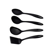 Jogo de Utensílios Ability em Nylon Preto 4 Peças - Tramontina Jogo de Utensílios Ability em Nylon Preto 4 Peças - Tramontina