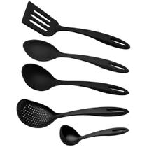 Jogo de Utensílios Ability em Nylon Preto com 5 Peças - 25199007 - TRAMONTINA Jogo de Utensílios Ability em Nylon Preto com 5 Peças - 25199007 - TRAMONTINA