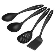Jogo de Utensílios Ability Nylon Tramontina Preto com 4 Peças Jogo de Utensílios Ability Nylon Tramontina Preto com 4 Peças