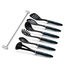Jogo de Utensílios Cozinha 7 pçs Aquamarine Berlinger Haus Utensílios Cozinha alta qualidade Ergonômicos Jogo de Utensílios Cozinha 7 pçs Aquamarine Berlinger Haus Utensílios Cozinha alta qualidade Ergonômicos
