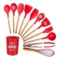 Jogo De Utensílios De Silicone Com 12 Peças Jogo De Utensílios De Silicone Com 12 Peças