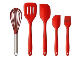 Jogo De Utensílios De Silicone Granulado 5 Peças - Top Chef