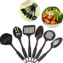Jogo De Utensílios Em Silicone Para Cozinha Moderna 6 Peças