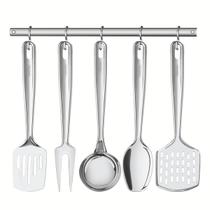Jogo de Utensílios Extrata em Aço Inox com Suporte 5 Peças - Tramontina 66815/700 Jogo de Utensílios Extrata em Aço Inox com Suporte 5 Peças - Tramontina 66815/700