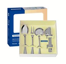 Jogo de Utensílios Havana em Aço Inox 4 Peças 66945710 - Tramontina Jogo de Utensílios Havana em Aço Inox 4 Peças 66945710 - Tramontina