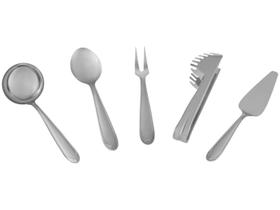 Jogo de Utensílios Inox 5 Peças