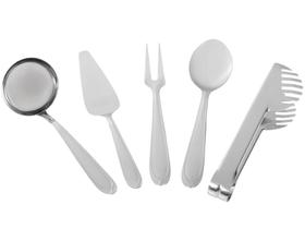 Jogo de Utensílios Inox 5 Peças - Tramontina Utility Jogo de Utensílios Inox 5 Peças - Tramontina Utility