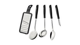 Jogo De Utensilios Para Cozinhar E Servir Preto - Tramontina Jogo De Utensilios Para Cozinhar E Servir Preto - Tramontina